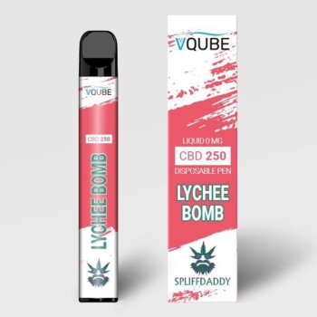 VQUBE Spliffdaddy CBD E-Shisha Vape Lychee Bomb 700 Züge 2